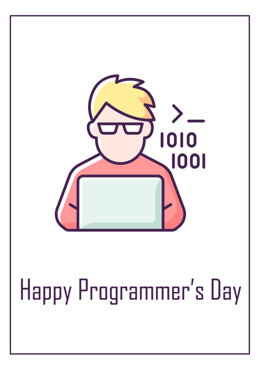 su_myth__'s tweet image. Happy Programmer's Day to all of the programmers out there.🙂