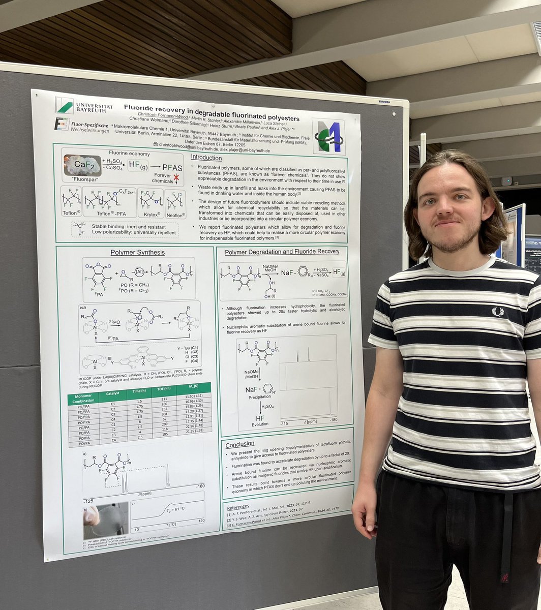 Plajer Group (@ajplajer) on Twitter photo Christoph presenting his poster on fluorinated polyesters at the <a href="/fluor_crc1349/">CRC 1349 Fluorine-Specific Interactions</a> 2nd Fluorine Summer School at the Freie Universität Berlin 👨🏻🔬☀️ Christoph presenting his poster on fluorinated polyesters at the <a href="/fluor_crc1349/">CRC 1349 Fluorine-Specific Interactions</a> 2nd Fluorine Summer School at the Freie Universität Berlin 👨🏻🔬☀️