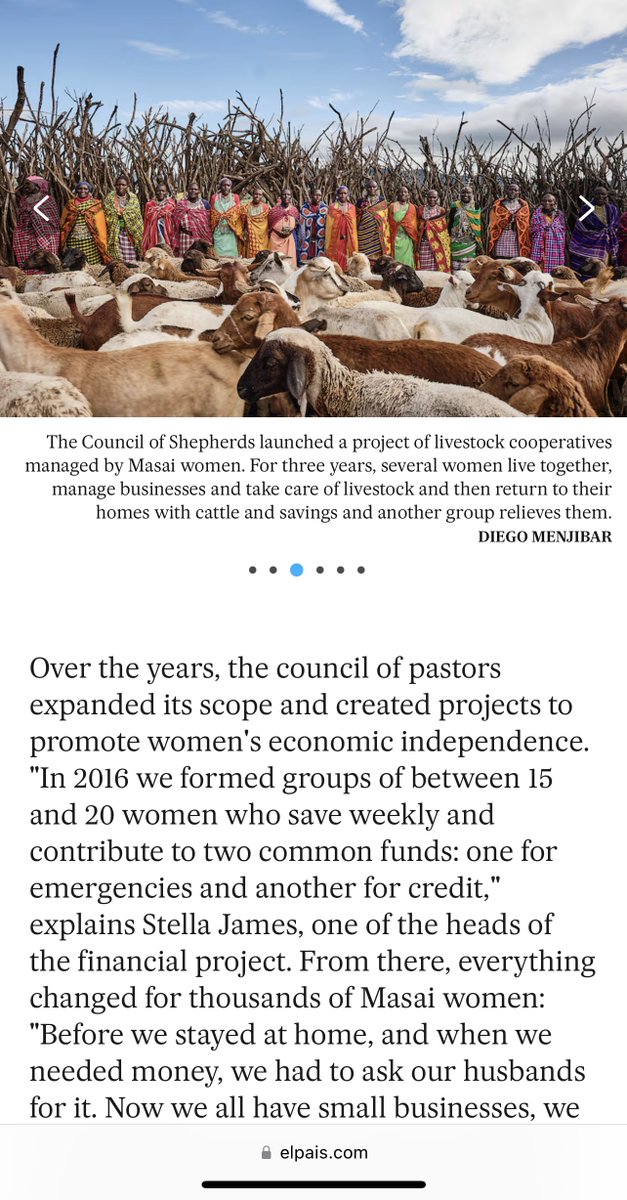 PWCTanzania's tweet photo. 📣 Our work in fighting child marriage, promoting education and financial independence to pastoral women in northern Tanzania 🇹🇿 has been featured by @Elpais
🔖 Read about the challenges and triumphs that come with working in the pastoral community. 🔗https://t.co/eL5tESsEIJ https://t.co/hNaQF1zots