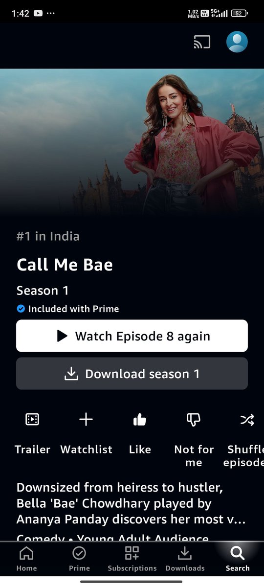 Ankushhere11's tweet image. #CallMeBae best movie 🎥🍿 #behncode #siscode #movietime