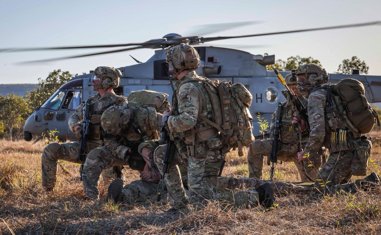 It has been a busy summer for the UK Commando Force. The Littoral Response Group (South) deployed to Australia for Ex Predators Run. Commando Sappers from 59 Cdo Sqn RE, joined <a href="/40commando/">40 Commando Royal Marines</a> and provided explosive capabilities, while operating from <a href="/RFALymeBay/">RFA LYME BAY</a> and <a href="/RFAArgus/">RFA Argus</a>.