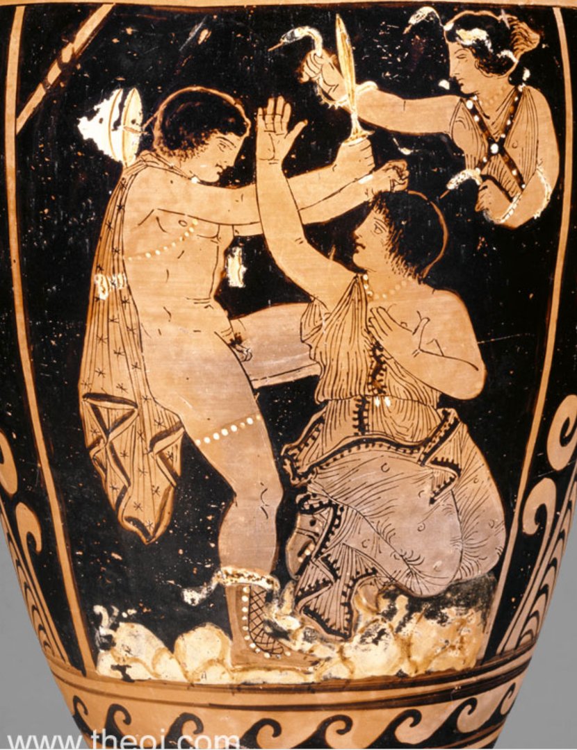 Greek Reading Circle
Monday 23.09.2024 @ 18:30 via Zoom
Aeschylus, The Libation Bearers, lines 877-930, 1048-1062, led by Dr Bridget Martin <a href="/ClassicsUCD/">UCD Classics</a> 

Orestes kills his father's murderer but can he kill his mother?

Convenor: <a href="/LiamBairead/">Liam Bairéad</a> 
Hosted by <a href="/TCDClassics/">TCDClassics</a>