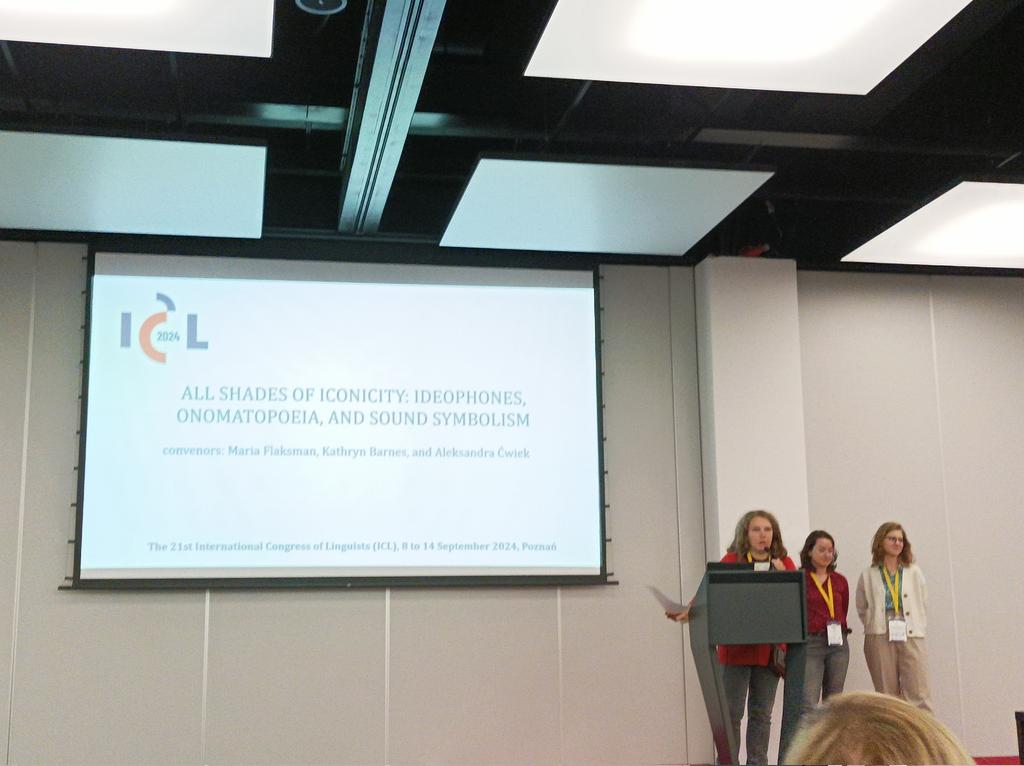 iraideia's tweet image. After a great theme session on #multimodality on Tuesday... Time for another crucial topic in language: #iconicity.
Groundbreaking linguistics at @ICL2024 
🙌🤩🔝🤩🙌