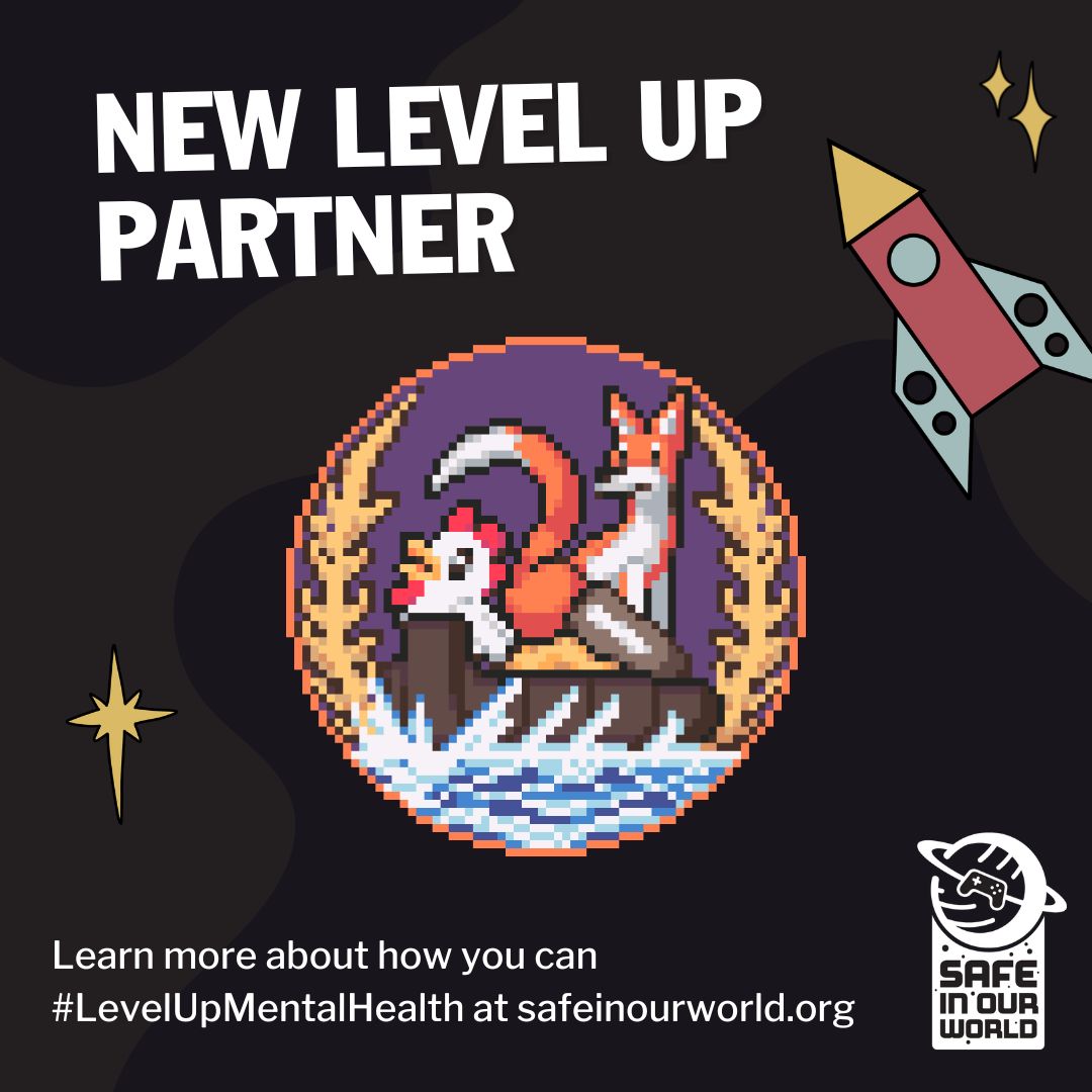 We’re thrilled to welcome <a href="/foxchickengrain/">Fox Chicken Grain</a> as our newest #LevelUpMentalHealth Partner! They join almost 200 other global companies in committing to positive change within the games industry 💖

Learn more at safeinourworld.org/level-up
