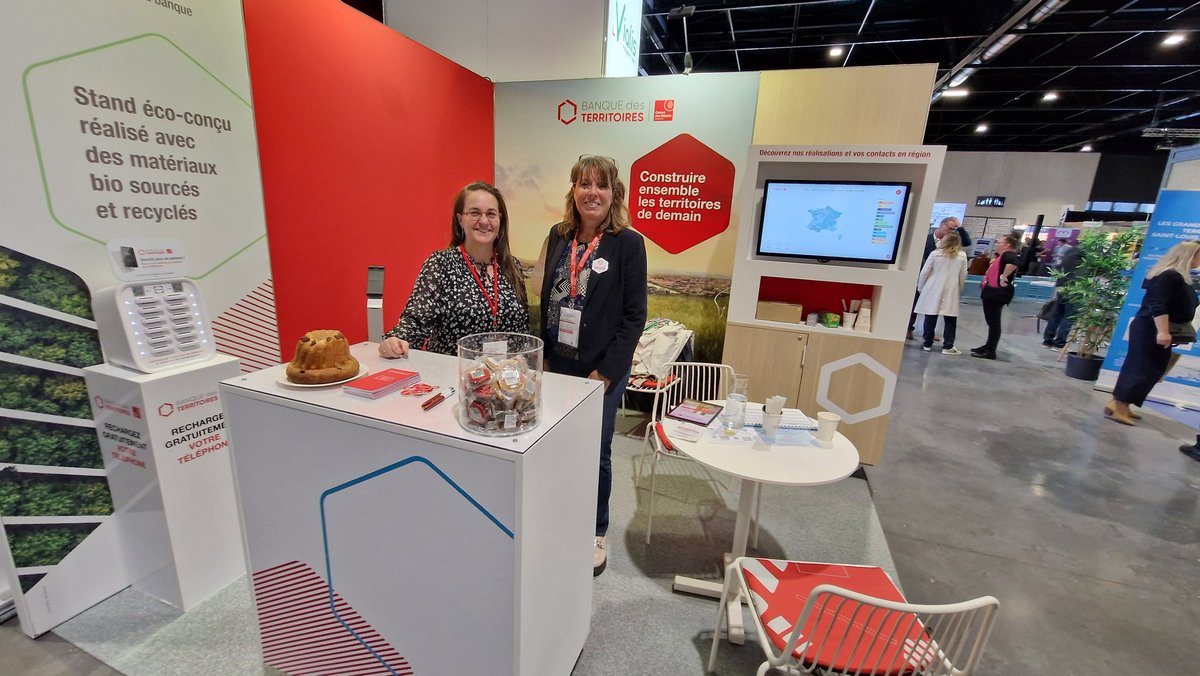 🥁L'équipe #Alsace <a href="/BdT_GrandEst/">Direction régionale Grand Est</a> vous accueille toute la journée [stand 135] au Salon des #maires du Haut-Rhin à  côté du stand de La Poste <a href="/LPNews_GE/">La Poste Groupe Grand Est</a>, filiale du Groupe <a href="/caissedesdepots/">Caisse des Dépôts</a> et avec la participation d'<a href="/aquagir_fr/">aquagir</a> 
👉 <a href="/ParcExpo68/">Parc Expo</a> 
📍#Mulhouse