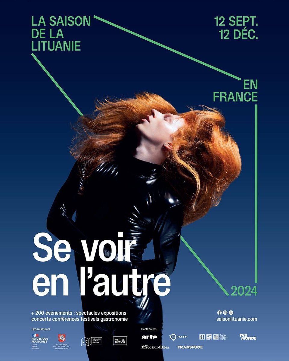 francediplo's tweet photo. La Saison de la #Lituanie 🇱🇹 en France 🇫🇷 2024 « Se voir en l’autre » est lancée ! Plus de 200 événements auront lieu dans plusieurs villes françaises jusqu’au 12 décembre.

Toutes les infos : https://t.co/7IMLDoQUY1

Suivez @SaisonLituanie pour ne rien manquer ! https://t.co/wqzmEJcNv2