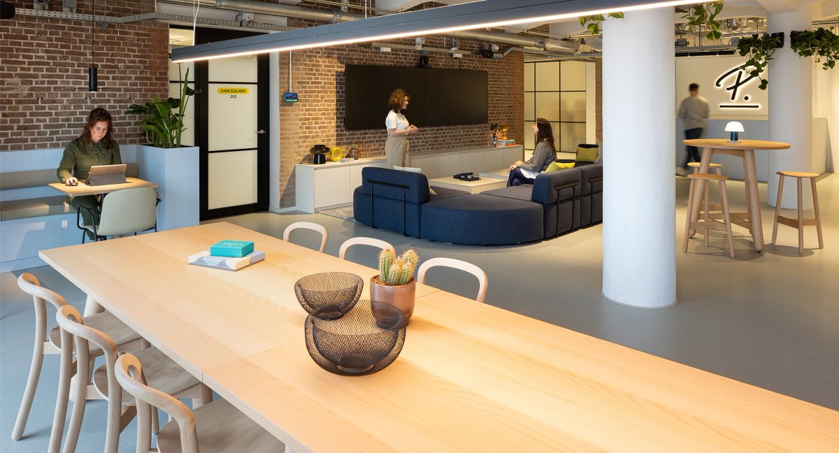 mmoserassociate's tweet image. A “workplace of now” design featuring adaptable settings – discover how we elevated the employee experience for @PersonioHR in Amsterdam: hubs.la/Q02PF5qy0 

#InteriorDesign #OfficeDesign #WorkplaceStrategy