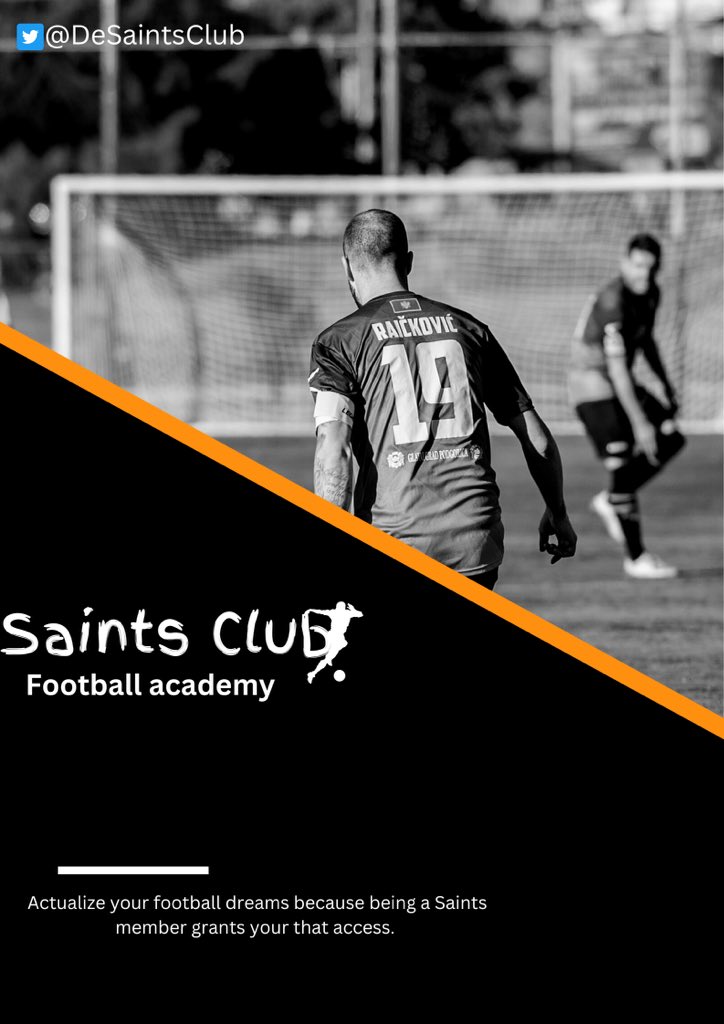 DeSaintsClub's tweet image. #SaintsClubIsBack #FootballAcademy #BackToTraining #YouthFootball