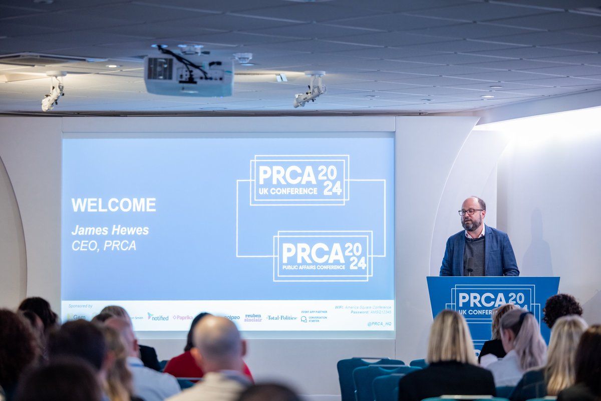 “We are glad to launch today our 2024 UK Census survey. The PRCA Census is the definitive guide to what's going on in our industry and it sets the agenda for the direction of the profession.” - James Hewes, PRCA CEO

Survey: surveysconnect.co.uk/WebProd/cgi-bi…

#PRCAConf24