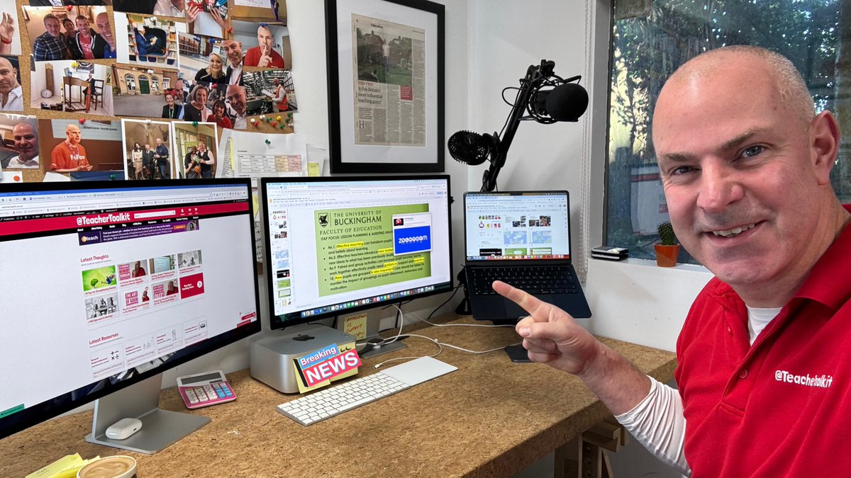 TeacherToolkit's tweet image. Delighted to be supporting 100s of trainees this morning, and throughout the year for the University of Buckingham. 

Today, intensive training and practice on lesson planning. 

#ITAPs #ECTs #newteacher