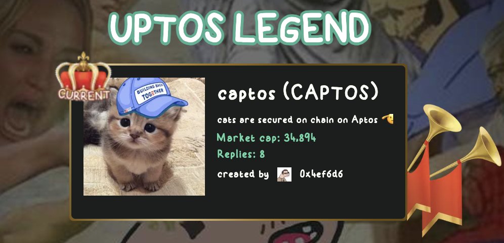 CAPTOSAPT's tweet image. smol cat is @uptos_ legend, thanks everyone for the support. meow meow meow~