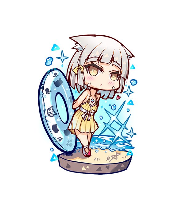 BOOTHのアクキー品切れてるの
新作の水着ニアちゃんと一緒に再版お願いしているので今月末あたりに在庫復活予定です🐈
これでようやく水着ホムヒカニアが揃う!! 