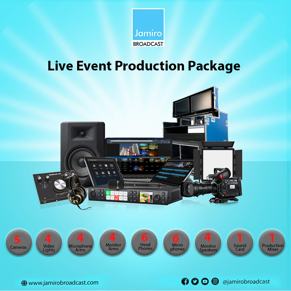 Bring your live events to life with our affordable Live Event Production Package! From setup to broadcast, we provide everything you need for a flawless production. Contact us today for unbeatable deals.  #LiveEventProduction #AffordableSolutions #FeelTheDifference #EventTech