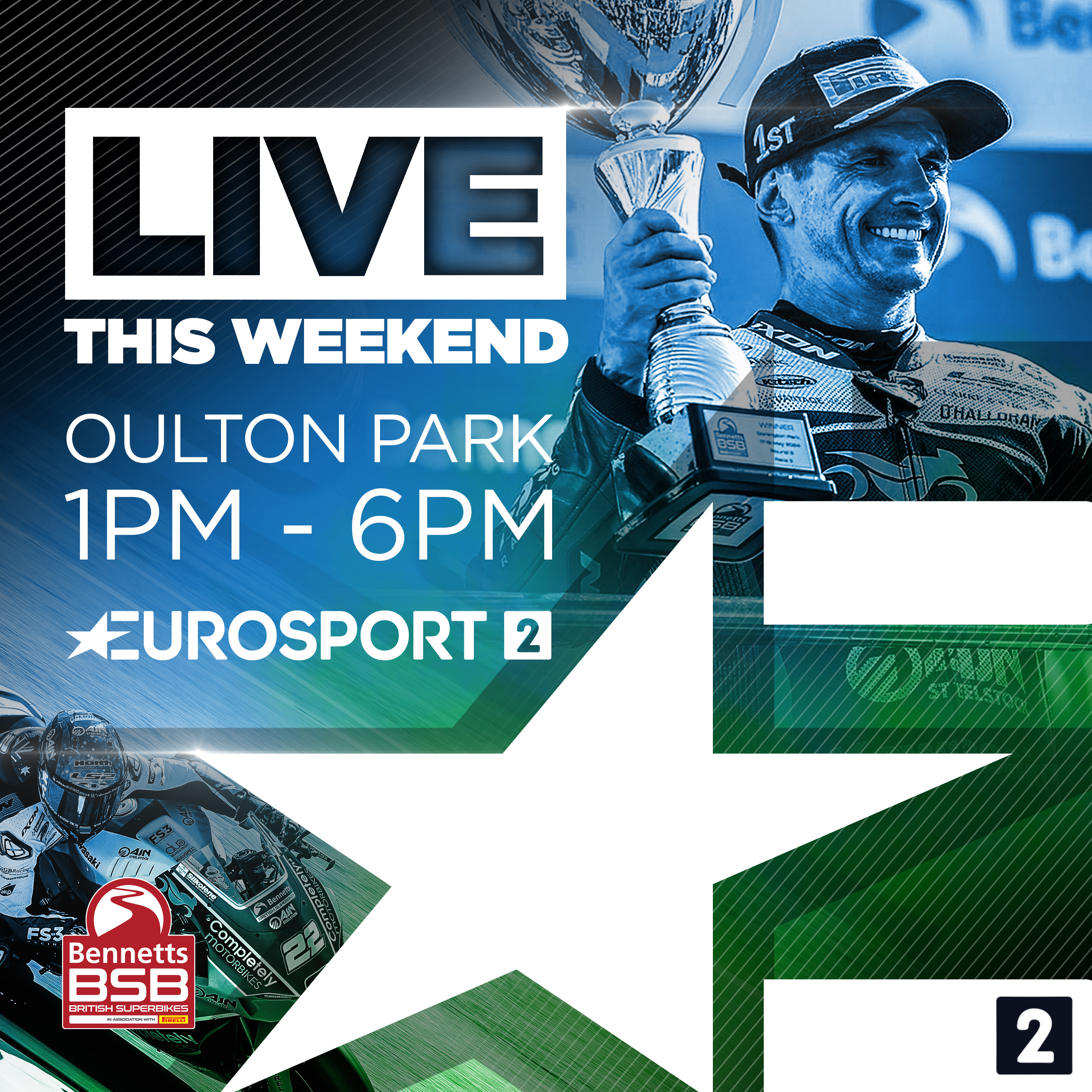 Bennetts British Superbike Championship on X TV TIMES FOR THIS WEEKEND You can watch the LIVE action from the opening round of the bennetts bike BSBShowdown from Oulton Park this weekend on eurosport ...