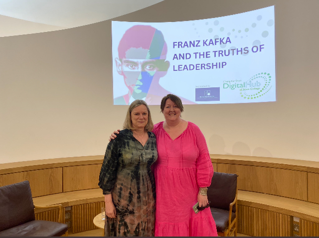 Jesus College Oxford (@jesusoxford) on Twitter photo WATCH: Enjoy this brilliant discussion between Jesus alumna and author Dr <a href="/TomkinsLeah/">Dr Leah Tomkins</a> (l) & broadcaster <a href="/ShelaghFogarty/">Shelagh Fogarty</a> (r) on Franz Kafka and the Truths of Leadership, hosted at Jesus last term as part of <a href="/UniofOxford/">University of Oxford</a>’s #OxfordKafka24 programme.
📽️youtu.be/atuEQEAGBXo WATCH: Enjoy this brilliant discussion between Jesus alumna and author Dr <a href="/TomkinsLeah/">Dr Leah Tomkins</a> (l) & broadcaster <a href="/ShelaghFogarty/">Shelagh Fogarty</a> (r) on Franz Kafka and the Truths of Leadership, hosted at Jesus last term as part of <a href="/UniofOxford/">University of Oxford</a>’s #OxfordKafka24 programme.
📽️youtu.be/atuEQEAGBXo