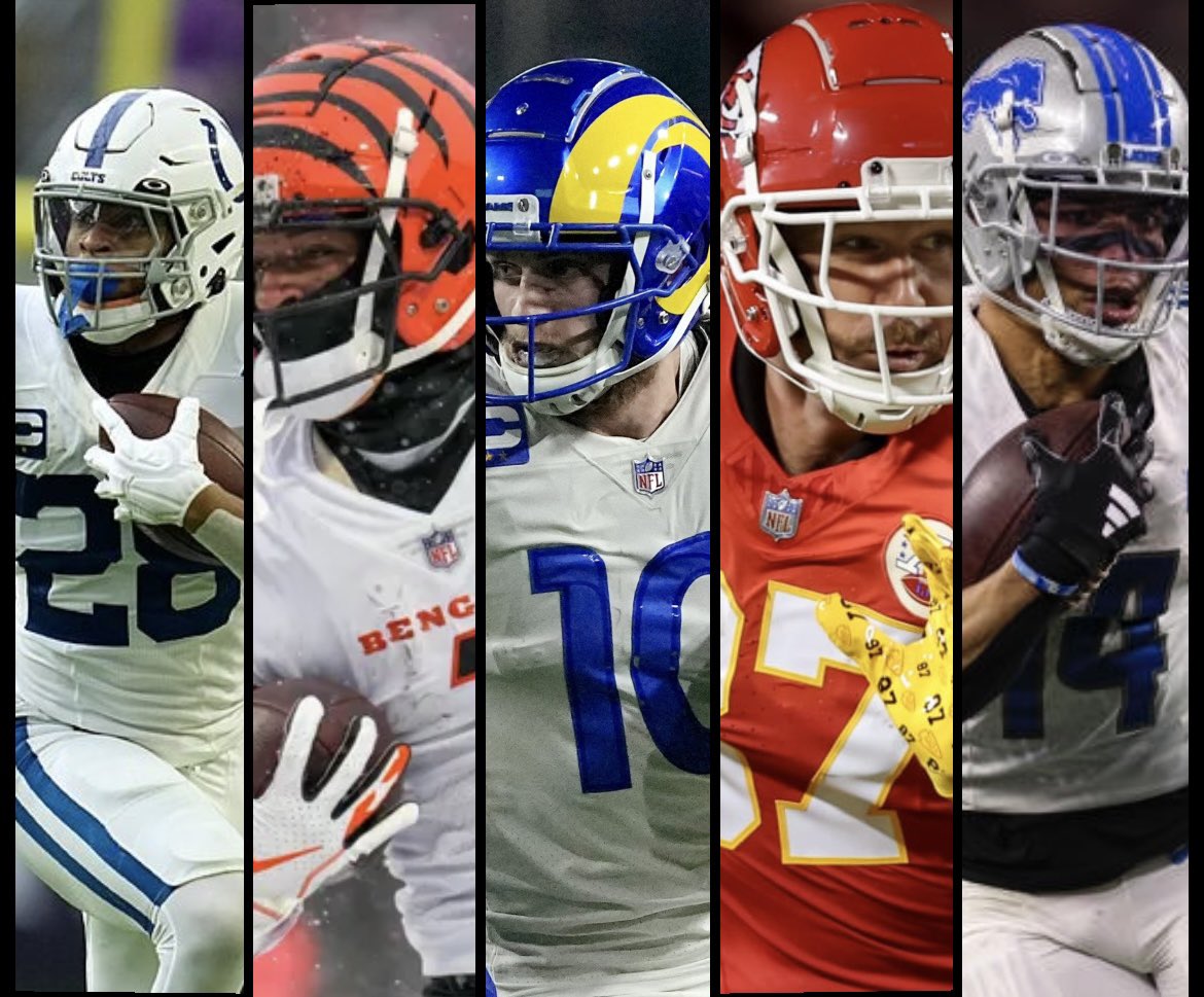 shawnybopicks's tweet photo. NFL Week 2 Official Picks! 🔥
Jonathan Taylor O 80.5 Rush Yards
Ja’marr Chase O 69.5 Rec Yards
Cooper Kupp O 85.5 Rec Yards
Travis Kelce O 53.5 Rec Yards
Amon-Ra St. Brown O 80.5 Rec Yards
I feel a sweep incoming…🧹👀
#Chalkboard #PrizePicks #PlayerProps #NFL #SBPicks https://t.co/bcQk24VYbE