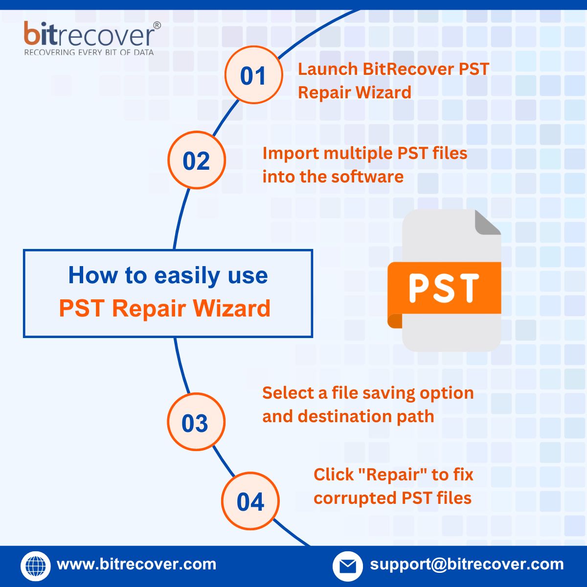 bitrecovers's tweet image. Say goodbye to corrupted PST files with the BitRecover bitrecover.com/pst/repair/
Fast, easy, and reliable – restore your data in just a few simple steps. Try it today!
#PSTRepair #DataRecovery #BitRecover #PSTRepairWizard