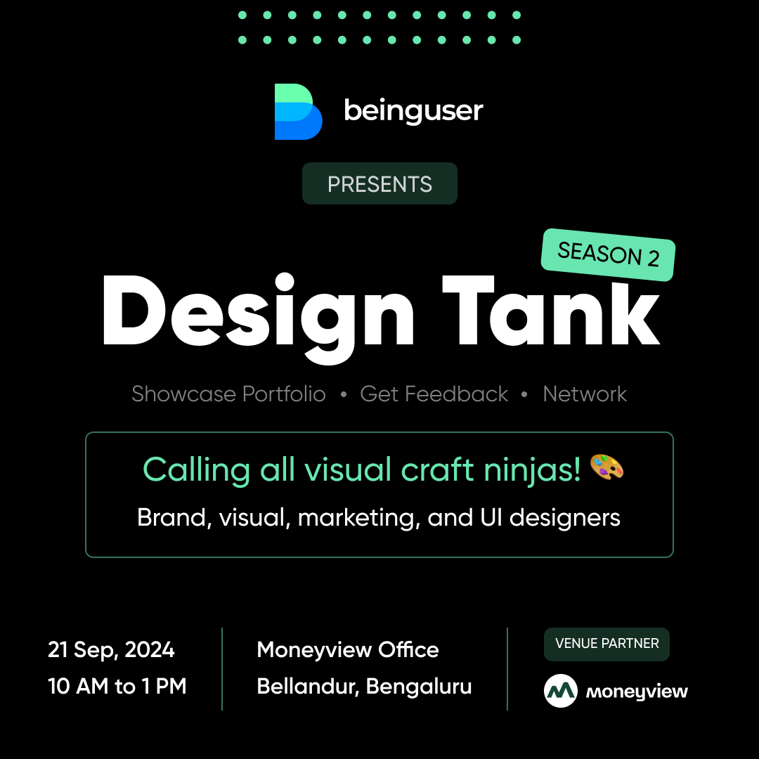 2sraval's tweet image. Visual Designers, our upcoming meetup in Bangalore is tailor-made for you!

#visualdesigners #visualdesign #BrandDesign #BrandDesigner #MarketingDesign #MarketingDesigner #DesignMeetup #designindia #designcommunity

Link to find details and apply. 👇
bit.ly/design-tank-2