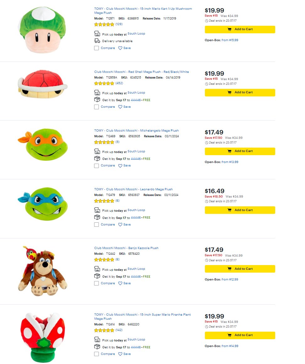 Save up to 50% on select Club Mocchi- Mocchi- plush toys on Best Buy DOTD bit.ly/4gm6BAc #ad