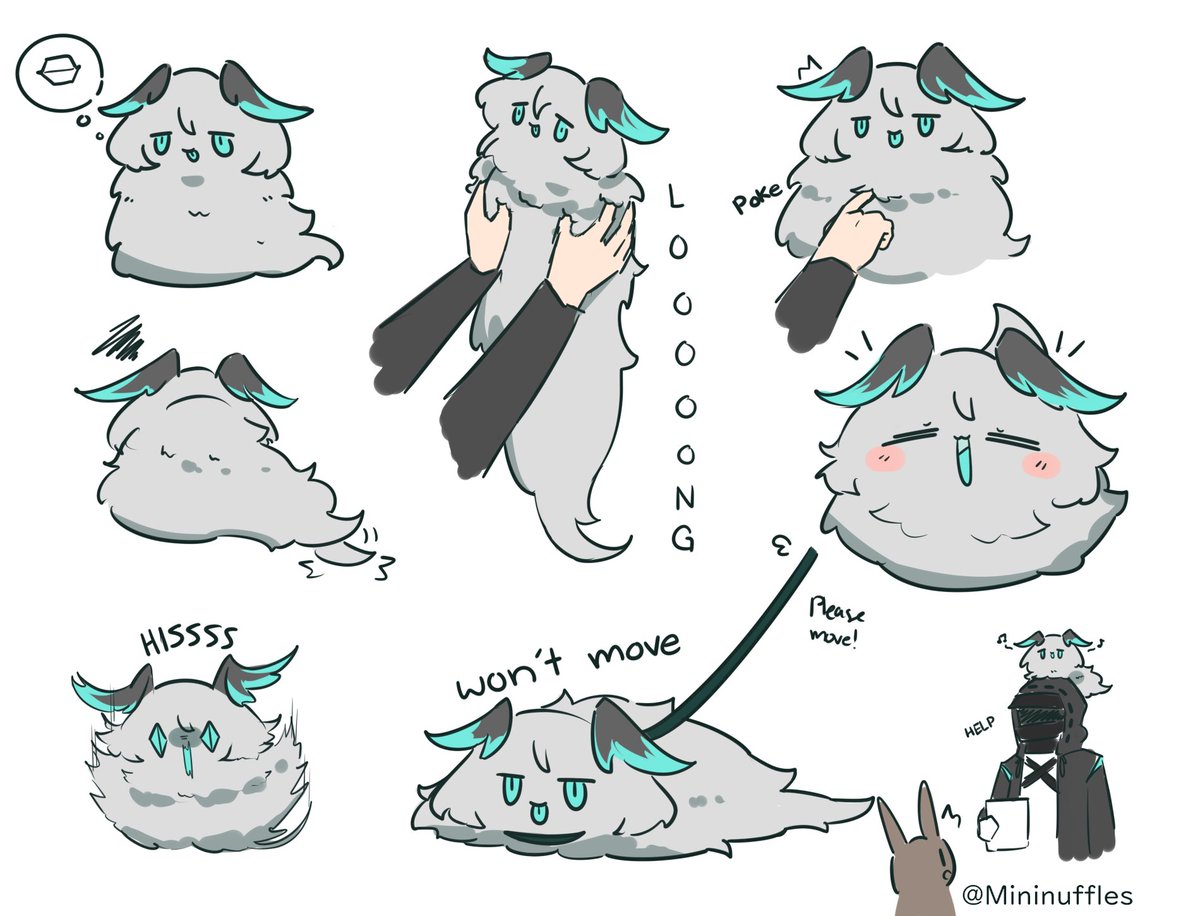 Yuuko_kun's tweet image. Fluffy snake noodle (Ho'olheyak mofurukan)