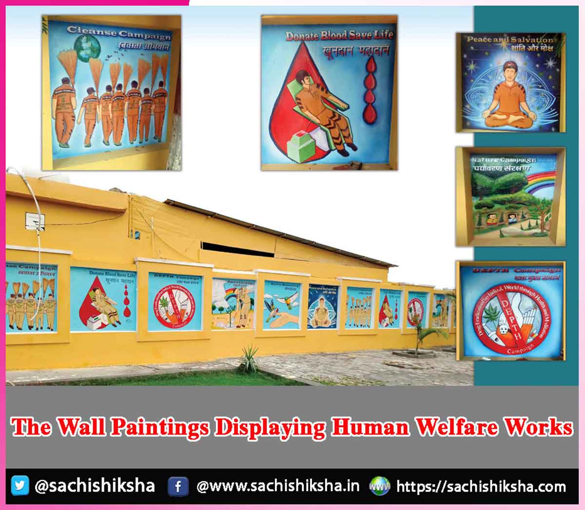 sachishiksha's tweet image. The Wall Paintings Displaying Human Welfare Works - sachishiksha.com/the-wall-paint…