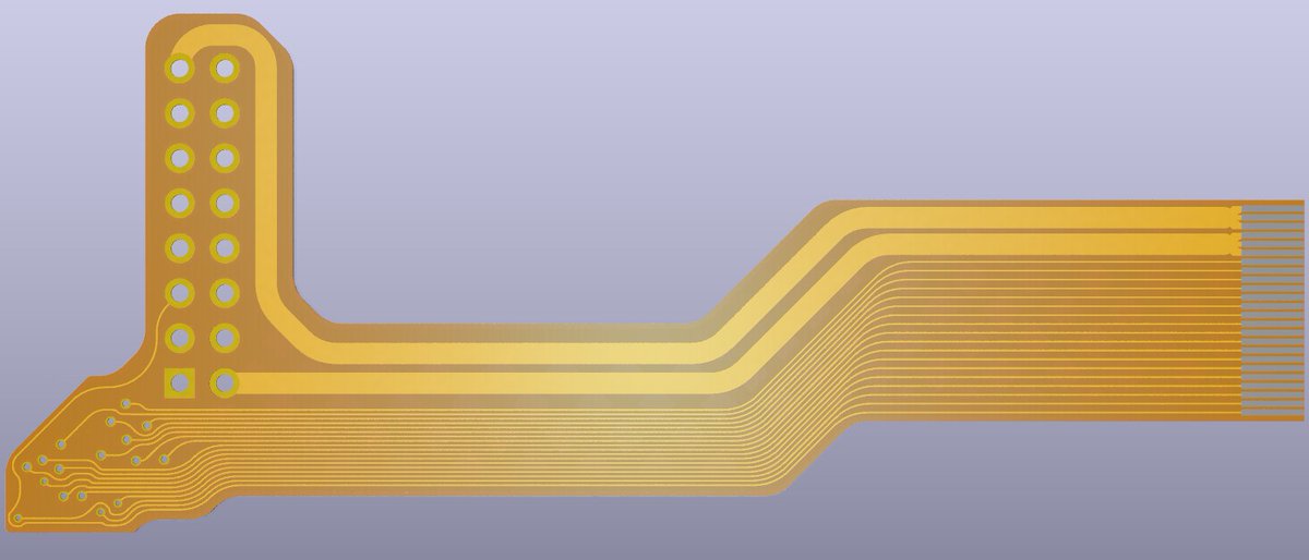 redherring32's tweet image. And here we have the first go at turning it into an actual design. :)

I opted for a pre built W5500 module instead of building it from scratch, saves time and makes it easier to validate. 
I was going to make it just a flex but the rigid + flex setup will make LTE easier later.