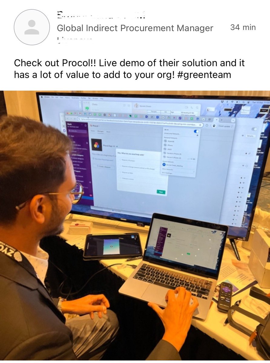When you build something customers love, they share it with others!

Procurement software will become a default.
