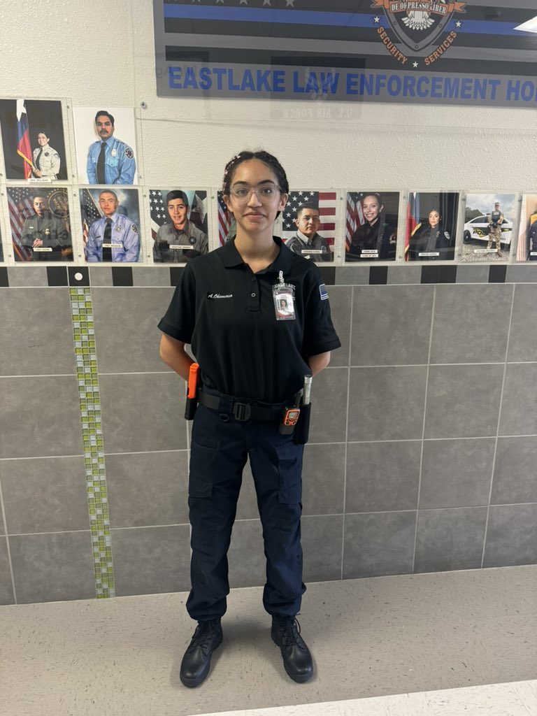 Huge shout out to Nicole from <a href="/Eastlake_HS/">Gilbert R . Martinez</a> Law Enforcement program as she was selected to be  this year’s poster student for <a href="/SocorroISD/">Socorro ISD</a>  CTE program posters. Nicole is an outstanding student. Last school yr she represented our school/district at SkillUSA Nat’l competitions.