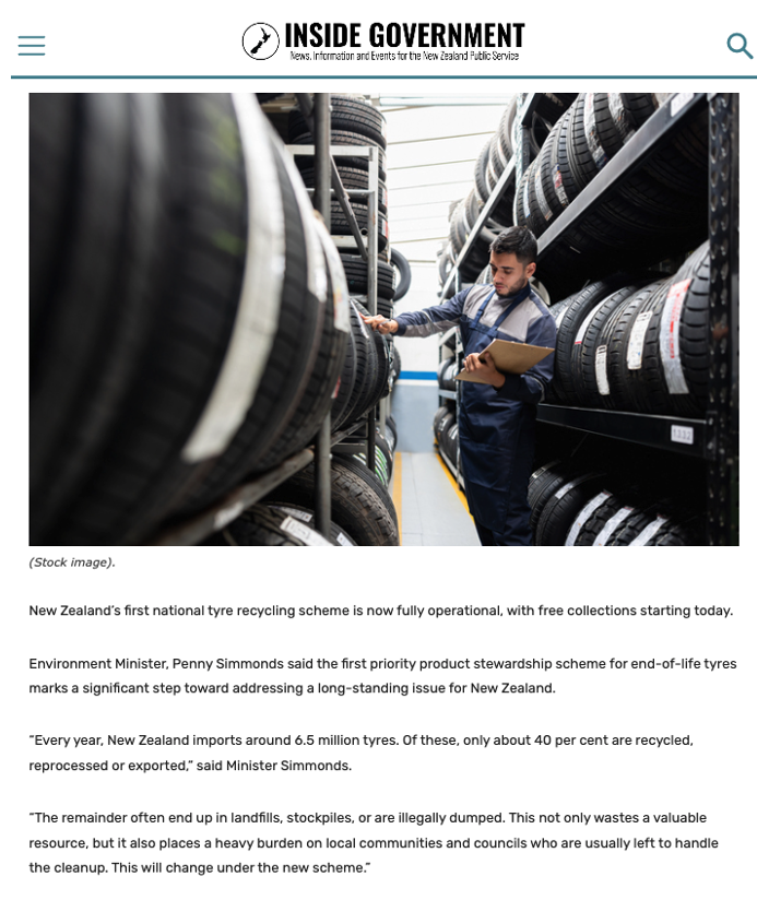 SableRubber's tweet image. NZ is showing Australia the way ahead by launching a national tyre recycling scheme offering free collections of old tyres from this week. @SableRubber is combating this problem in Australia with its revolutionary patented recycling tech👉bit.ly/3yO0IdM