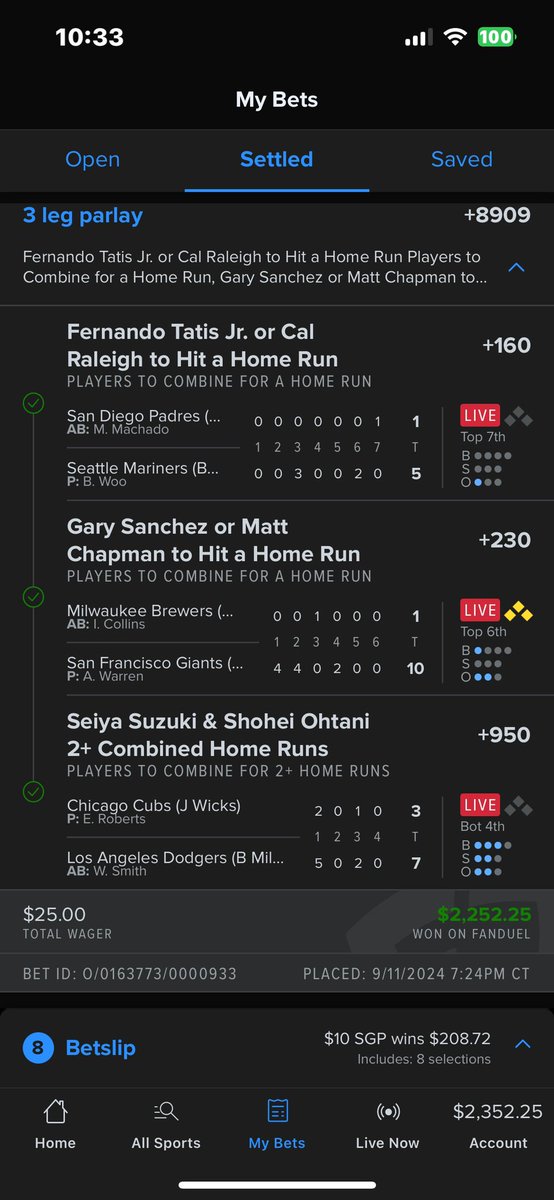 _BLANCHARD_'s tweet photo. @MLBHR @BetMGM https://t.co/mHIWsKCXw8