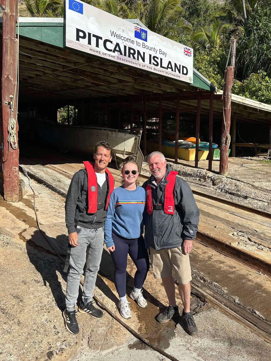 The whale team <a href="/dawson_t/">Terry Dawson</a> , <a href="/TilenGenov/">Tilen Genov</a> and <a href="/K_A_McCoy/">Katy McCoy</a> are back for another season to collect data on humpback whales around Pitcairn Island. They are hoping to collect video/photographic images of individual whales, recording whale songs and biopsies to establish population data