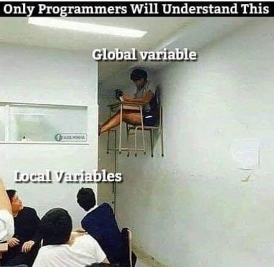 NikhilCode's tweet image. Local variable vs Global variable