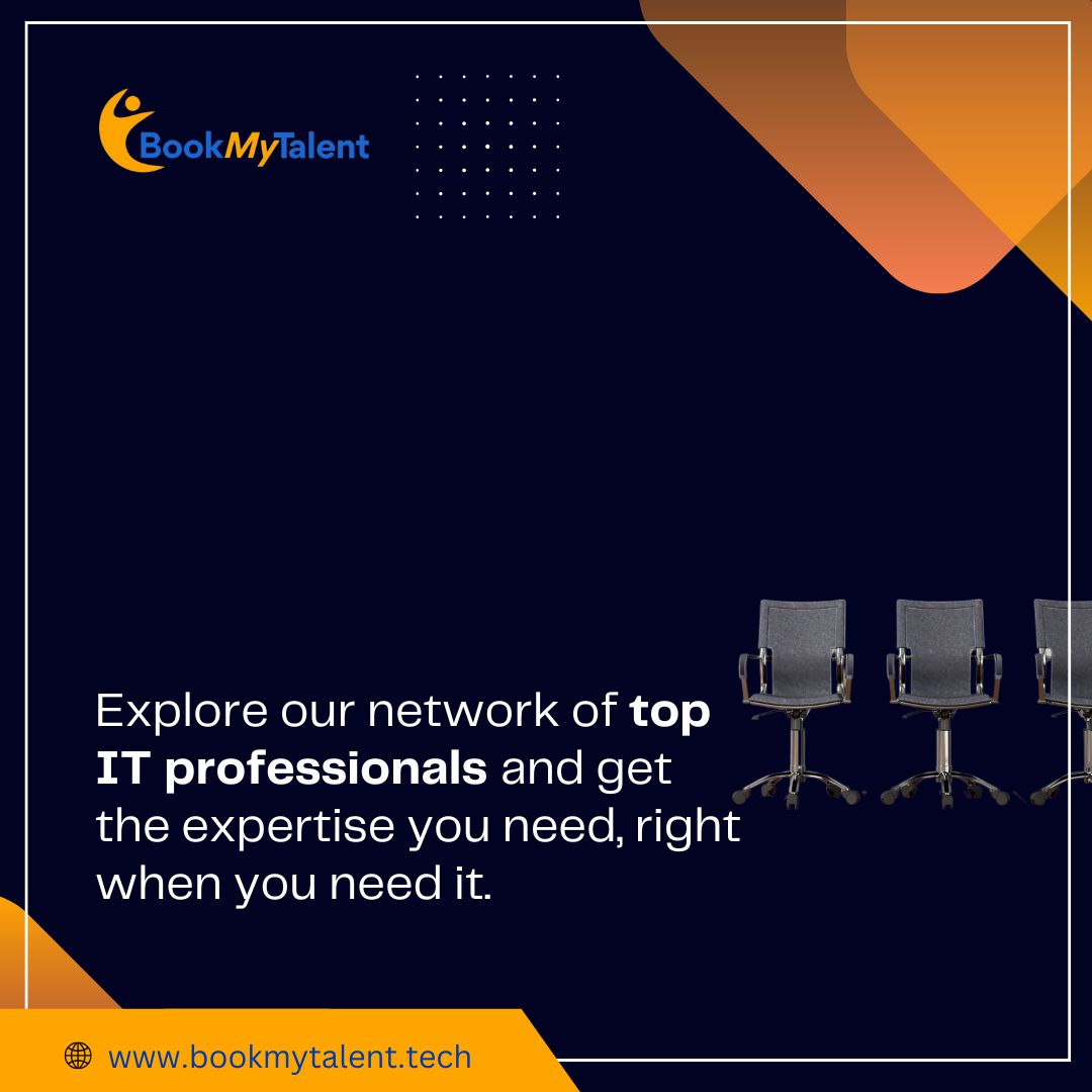 BMT_FindTalent's tweet image. In today&apos;s fast-paced tech world, having the right expertise at the right time is crucial.
At BookMyTalent, we connect you with top IT professionals who are ready to step in and drive your projects forward.

#ITResource #TechTalent #BookMyTalent #HireTheBest #ITProfessionals