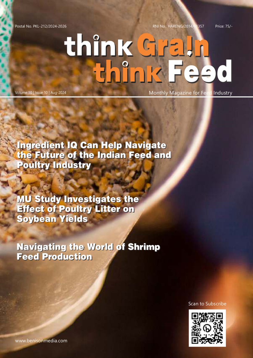 ThinkGrainFeed's tweet photo. #August issue content

⬇️ Click here to read the magazine online ⬇️
https://t.co/d1QqQnvGkl

#feedingredients #animalfeed #feedindustry #animalnutrition #guthealth #poultry #feedadditives #feedmill #poultryfeed #poultryindustry #aquaculture #cattlefeed #feedmagazine #TGTF https://t.co/mRRW9uvLrV
