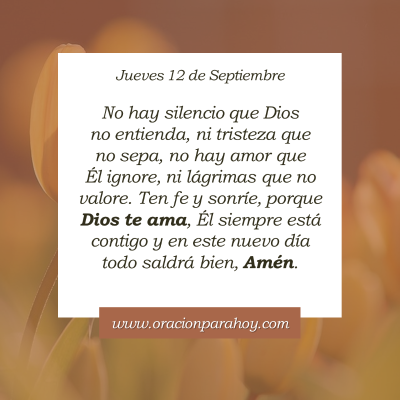 OracionParaHoy's tweet photo. Oración para hoy 12 de septiembre: https://t.co/1W4AYK3Dzo