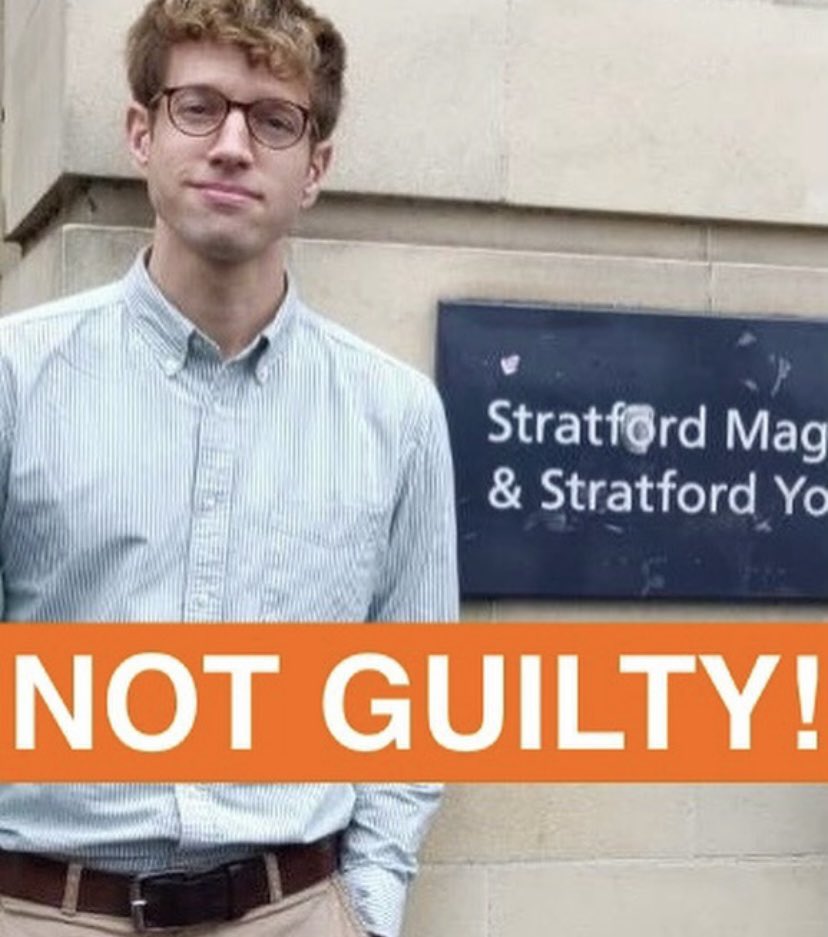 📣Dr Tom Nutting, NHS psychiatrist, acquitted of all charges after representing himself in court in London this week 

✉️ He demands the GMC <a href="/gmcuk/">GMC</a> drop their enquiry into his professional standing &amp; do the same for his colleagues with charges &amp; convictions for climate protests