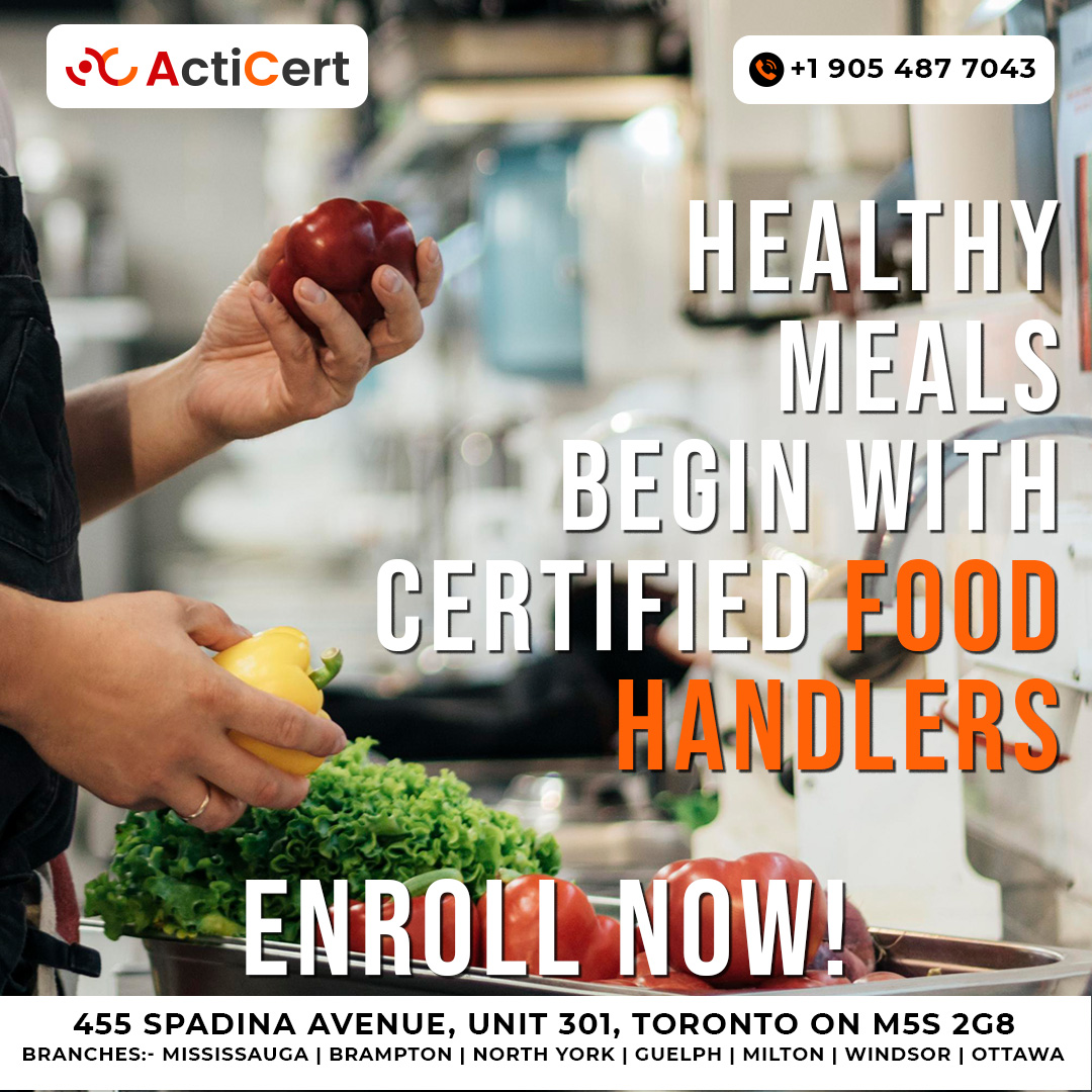ActiCert's tweet photo. ActiCertβs Food Handler Certification Program gives you the knowledge and skills needed for safe food handling. π΄ Get certified and make food safety a priority. β
Start your journey today! π
ποΈ https://t.co/CawfFmVPYa
#FoodHandlerCertification #FoodSafetySkills #Canada https://t.co/TVYAxxl39p