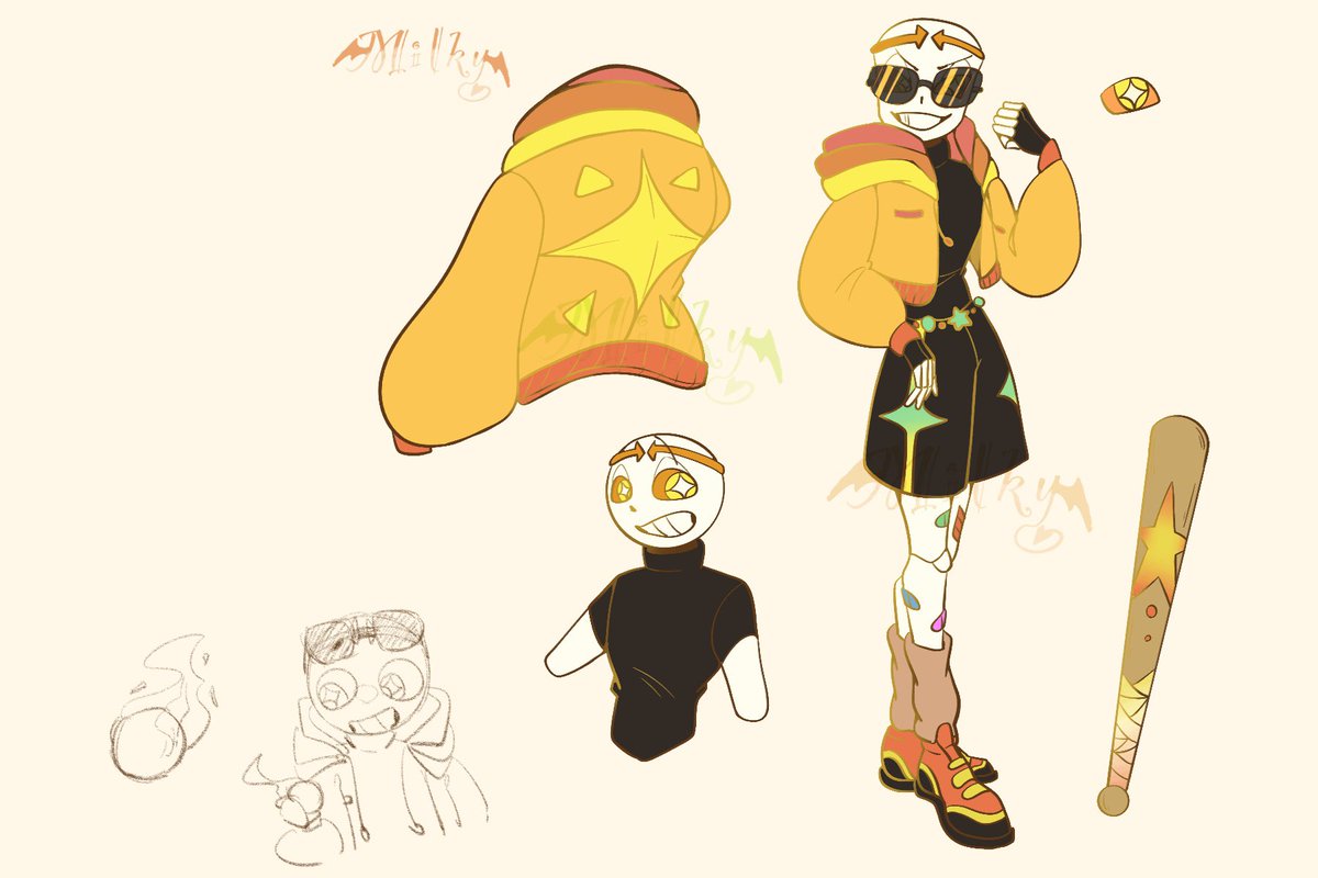 yelingmilky's tweet photo. Role setting of excessiveverse #utmv #undertale_AU #excessiveverse #sansau https://t.co/kn4qk0OvDg