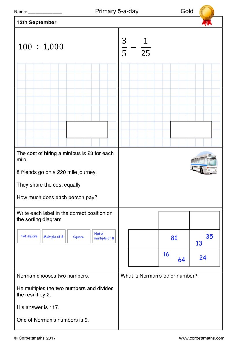 Corbettmaths tweet media