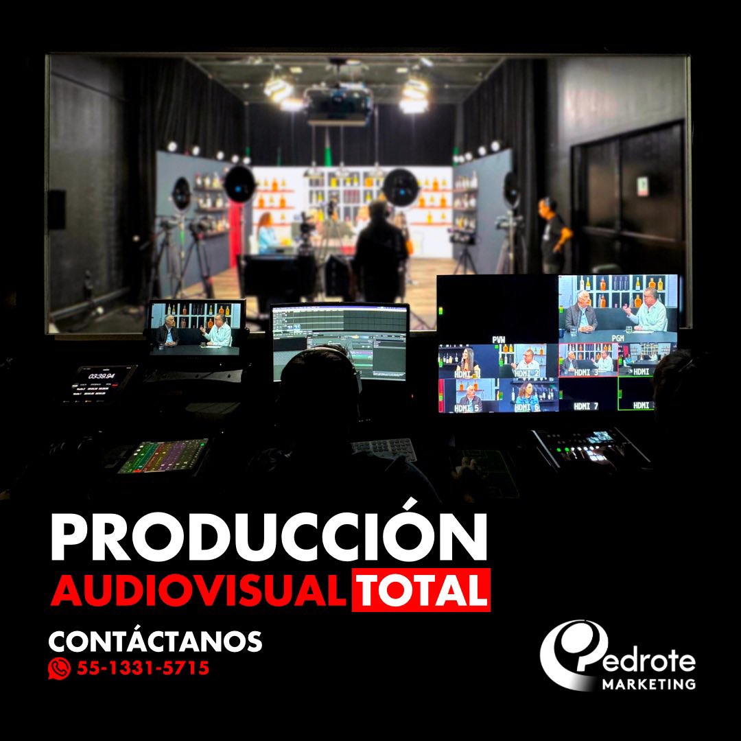 Con nuestros foros de grabación profesionales y equipo especializado, cubrimos todo: desde la preproducción hasta la postproducción. Ya sea que necesites grabar un podcast, un comercial o contenido para redes sociales, nosotros te brindamos el respaldo que necesitas.