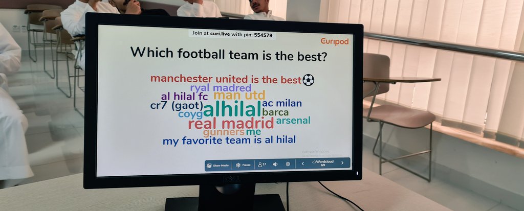 tariqabdol's tweet photo. Just introduced my students to @Curipod – they loved it! 🎨🖥️ Seeing their word clouds and drawings up on the big screen brought so much excitement to the classroom. They're already asking for more! 🚀 #EdTech #ThinkOrange #curipod #TeachingWithTech #AIEducation https://t.co/3KYJDd7FOE