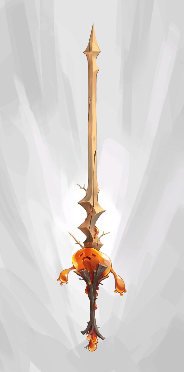 Axiominus's tweet photo. #swordtember2024 #11 Resin wood https://t.co/0q29qGTIMV