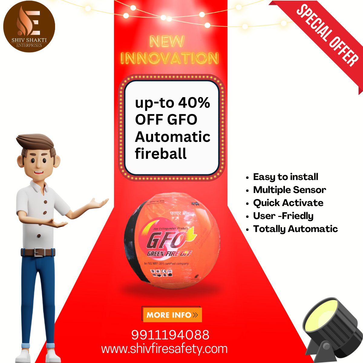 ShivshaktiE29's tweet image. Fire safety made automatic and eco-friendly! 🌱🔒 Protect your space without lifting a finger with our advanced fire safety device. 

#EcoFriendly #FireSafety #AutomaticProtection #SafetyFirst #Innovation