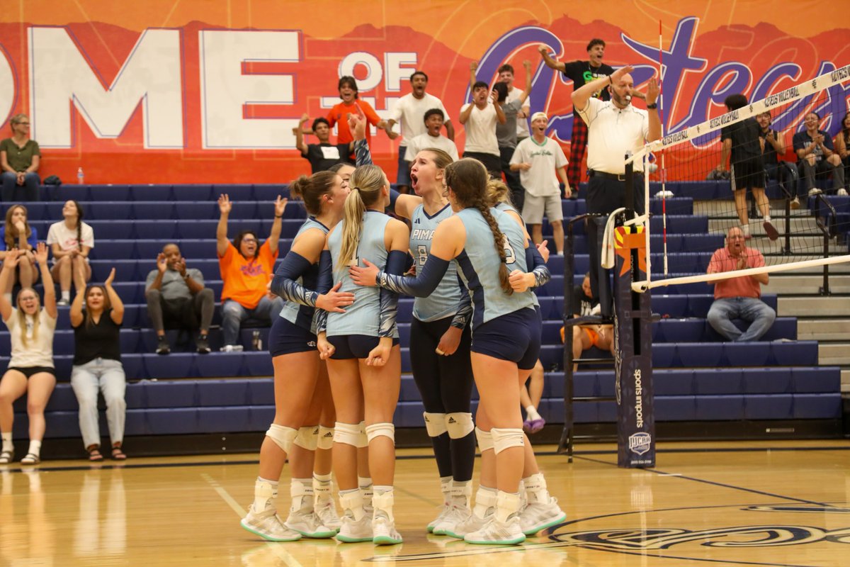 PimaAthletics (@pimaathletics) on Twitter photo See the recap of the <a href="/PimaVolleyball/">Pima Volleyball</a> tie-breaking win over (15) Mesa CC. Maggie McReynolds had a team-high 25 kills. Haylee Gilleland had 24 kills, 2 blocks, 2 aces. Kenna Simon had 13 kills. Jasmin Joseph had 37 digs and 4 aces. #AztecTOUGH
pimaaztecs.com/sports/wvball/… See the recap of the <a href="/PimaVolleyball/">Pima Volleyball</a> tie-breaking win over (15) Mesa CC. Maggie McReynolds had a team-high 25 kills. Haylee Gilleland had 24 kills, 2 blocks, 2 aces. Kenna Simon had 13 kills. Jasmin Joseph had 37 digs and 4 aces. #AztecTOUGH
pimaaztecs.com/sports/wvball/…