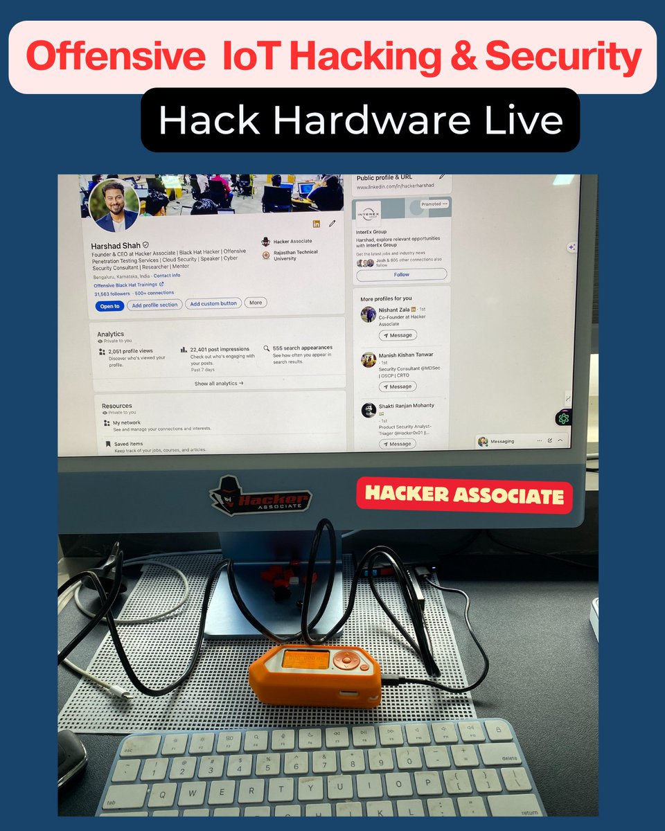 🔥 Flipper Zero, RTL-SDR, and Hack-RF: 

🔍 Offensive SDR Exploitation!  <a href="/harshad_hacker/">Harshad shah</a> 

🛠️ I've been diving deep into the world of Software Defined Radio (SDR); #CyberSec 

And exploring the potential for live hardware device exploitation! 💻

💡 These tools empower
