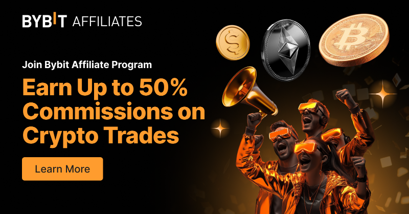 Bybit_Official's tweet photo. 💰Enjoy High Commissions, Extra VIP Perks &amp; Earn Passive Income with #Bybit's Affiliate Program!

📈As much as 50% commissions on Crypto Trades!

Click Learn More To Join Now!

#CryptoAffiliate