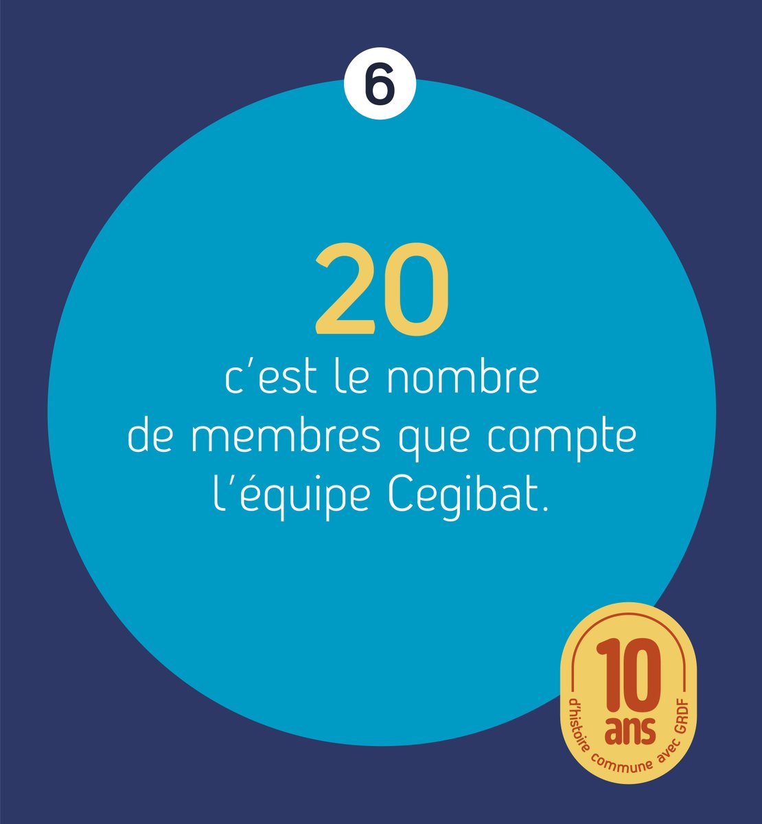 ✨ L'équipe Cegibat c'est un collectif de 20 membres, avec des profils variés et complémentaires!
Des responsables efficacité énergétique, des experts de la réglementation gaz, un pôle marketing travaillant ensemble pour vous proposer des contenus de qualité