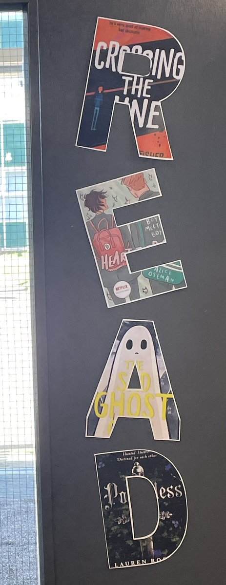 earmstronglib's tweet image. Now that I’ve discovered how easy these letters are to make no library surface is safe! #quickwins