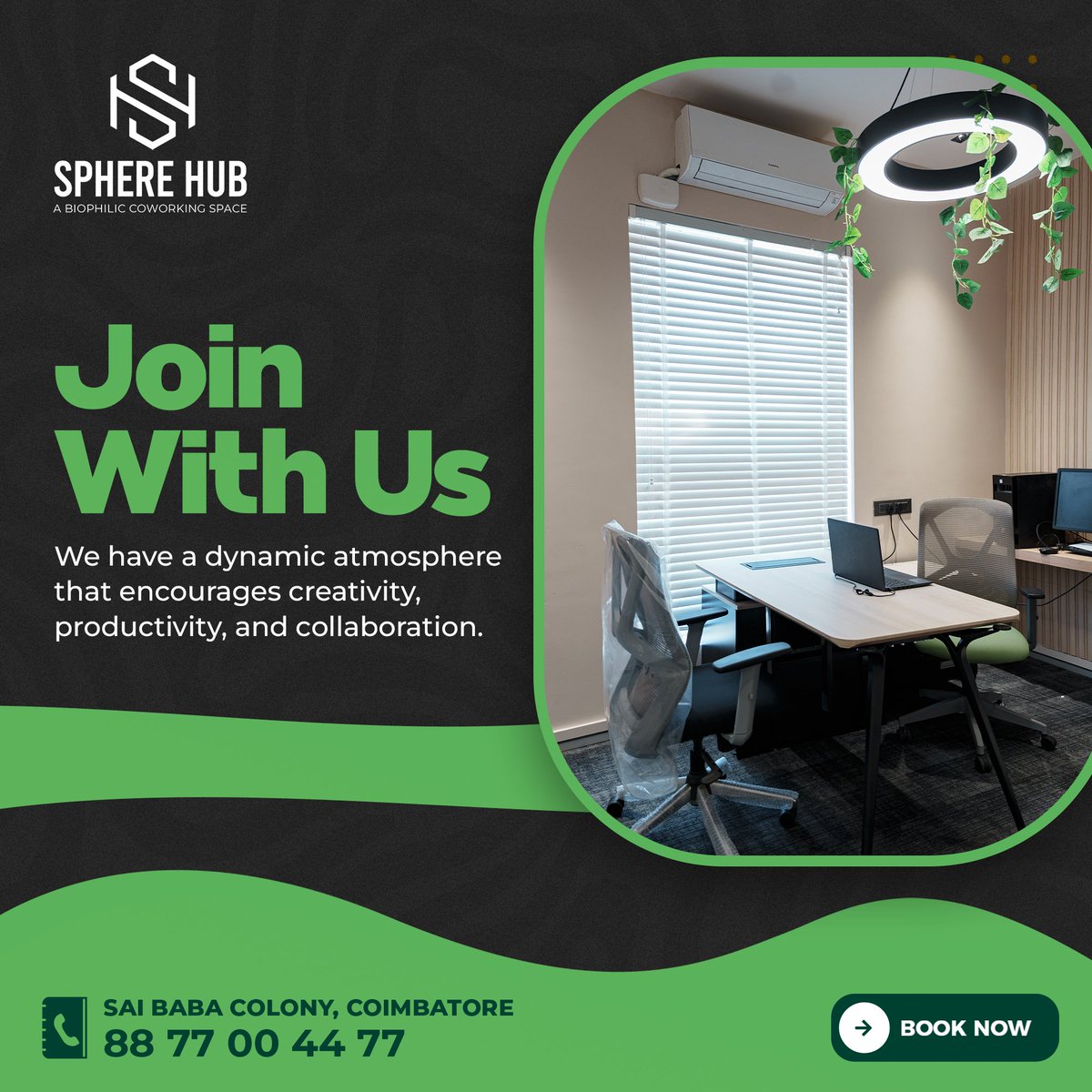 SphereHub_off's tweet photo. Join with us now!!
.
.
Location 📍 - Sai Baba Colony, Coimbatore
For Enquiries 📞 - 88770 04477

#SphereHub #FlexibleWork #CoWorkingRevolution #InspiredWorkspace #coworkingspace #coimbatore #saibabacolony #workspace #rentaloffice #coworking #sharedworkspace #officespace https://t.co/sPB7Ng6BuT