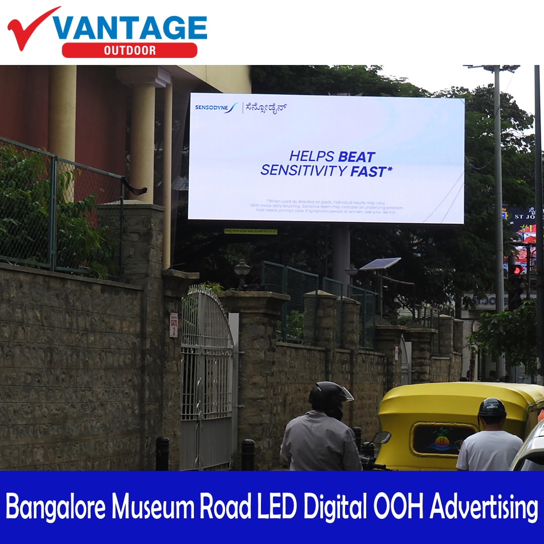 VantageOutdoor's tweet image. Boost your visibility in Bangalore! Advertise on Vantage #MuseumRoad LED Display.

Call us at 9500005749 or visit vantage.co.in to advertise.

#digitaldisplay #digitalooh #ledbillboard #oohadvertising #leddisplay #outdoorads #digitalads #sensodyne #dentalcare #dooh